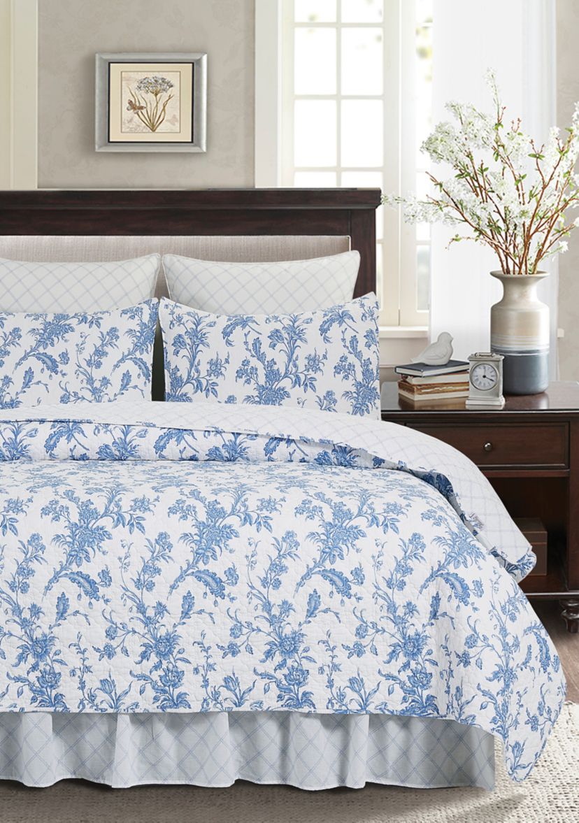 Bleighton Blue Quilt Set