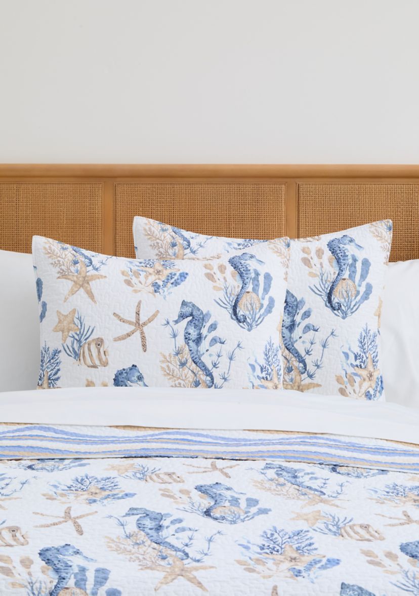 Seahorse Sands Quilt Set