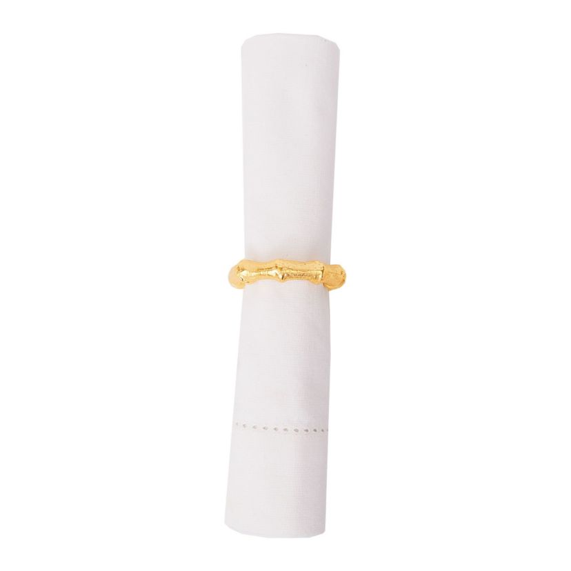 Bamboo Napkin Ring Set of 6