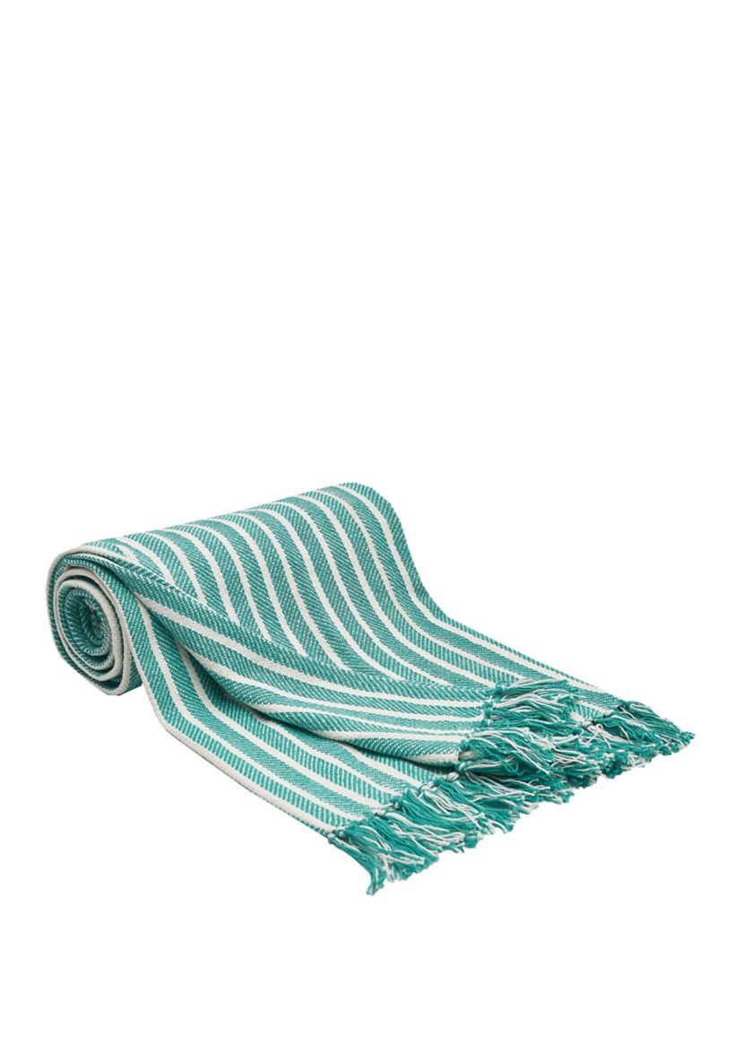 Bengal Stripe Lagoon Throw