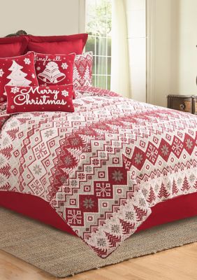 Belk christmas blankets hot sale