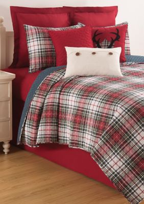 C F Home Lennox Plaid Quilt Set Belk