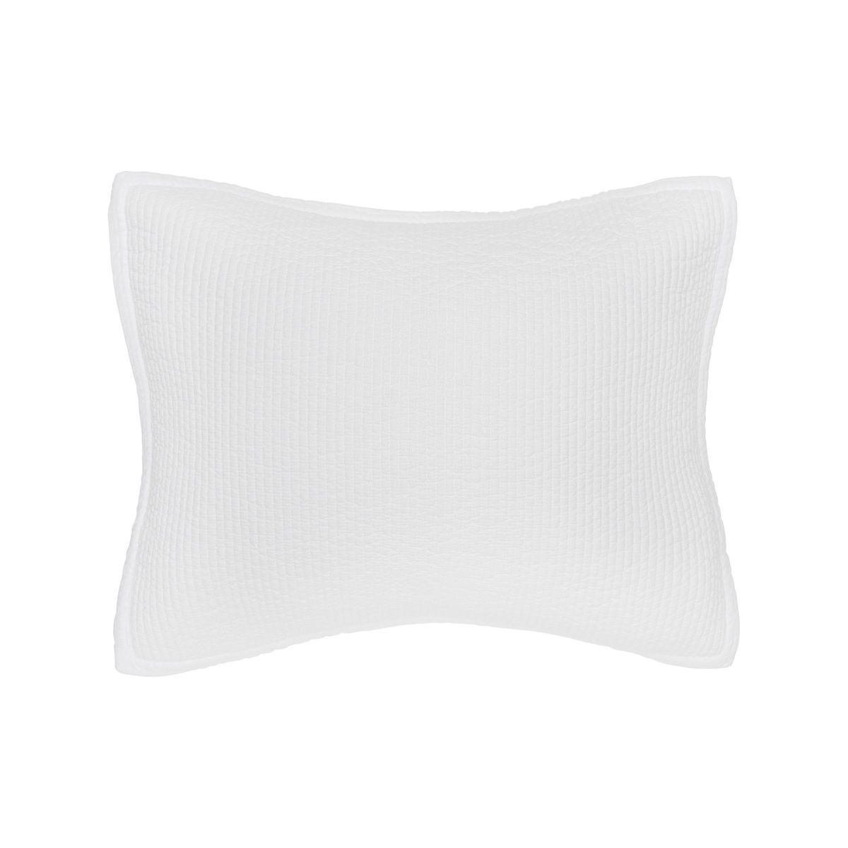 Bennett White Quilt Standard Sham