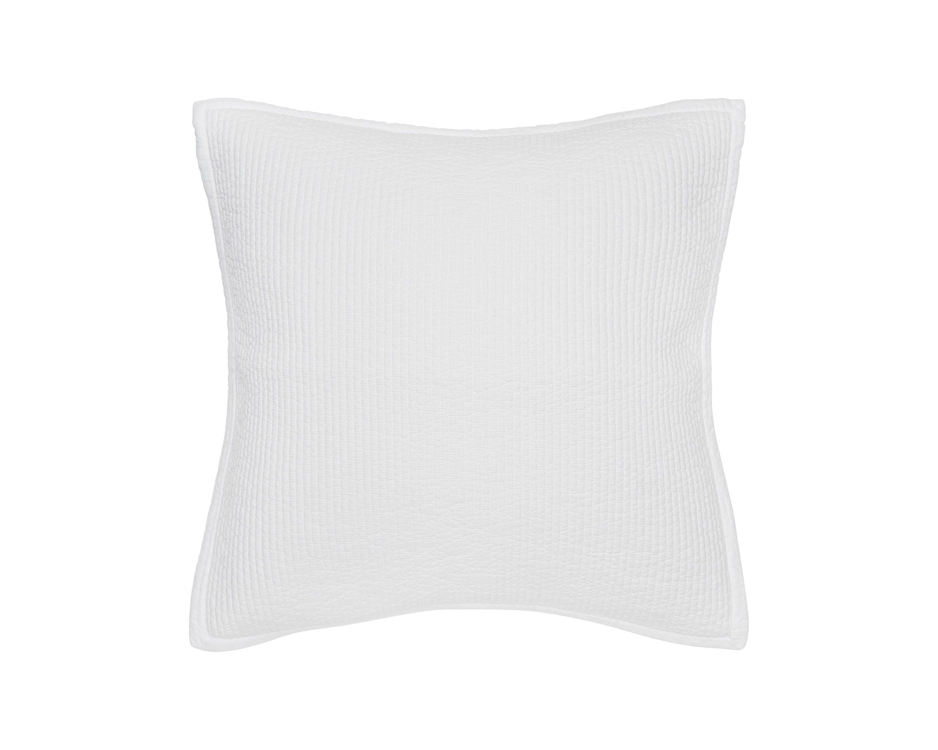 26" x 26" Bennett White Euro Sham