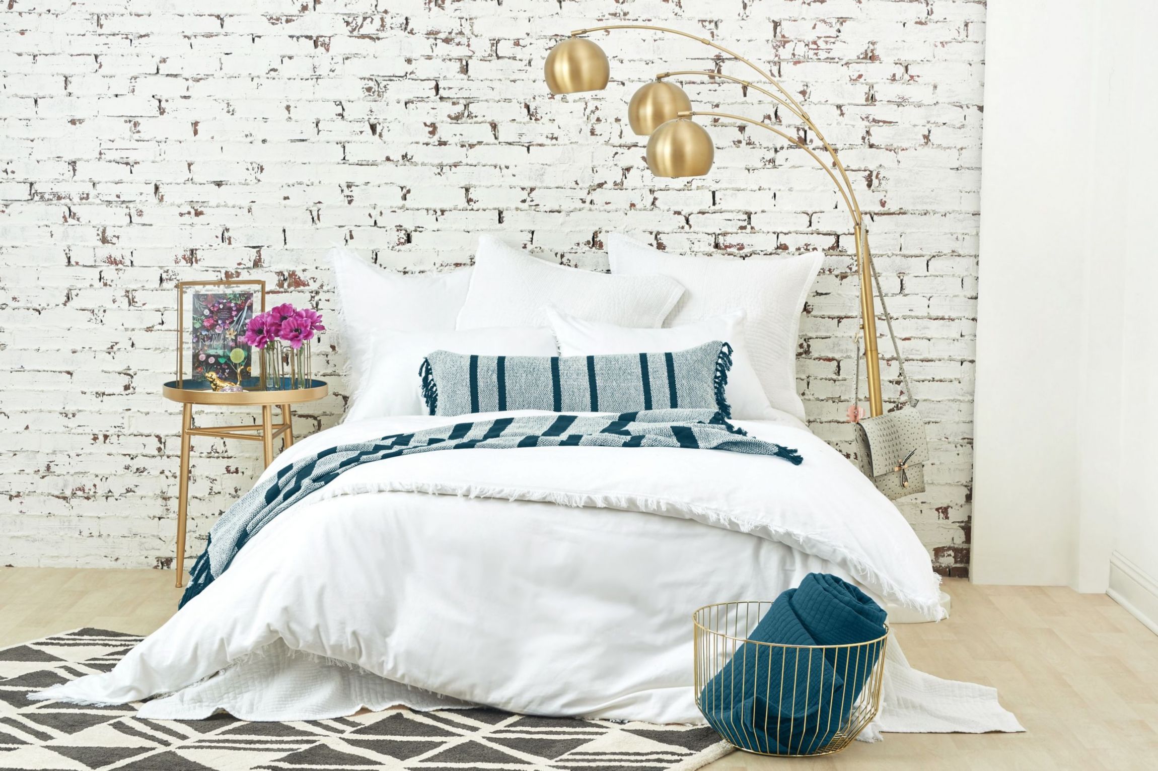 Graham White King Quilt