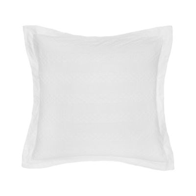 carol  frank 26 x 26 Keller White Euro Sham 26 in x 26 in
