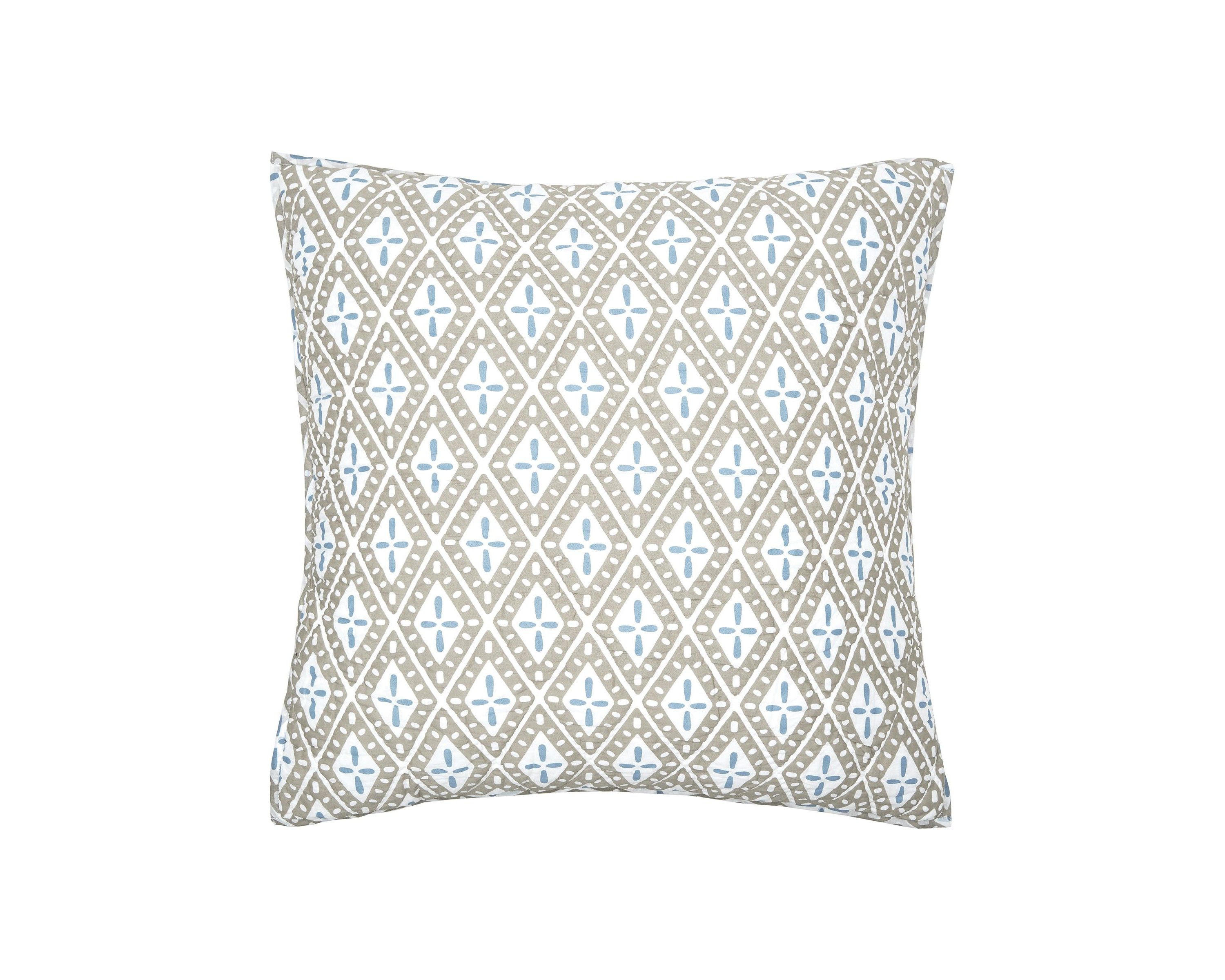 26" x 26" Liam Sky Handcrafted Euro Sham