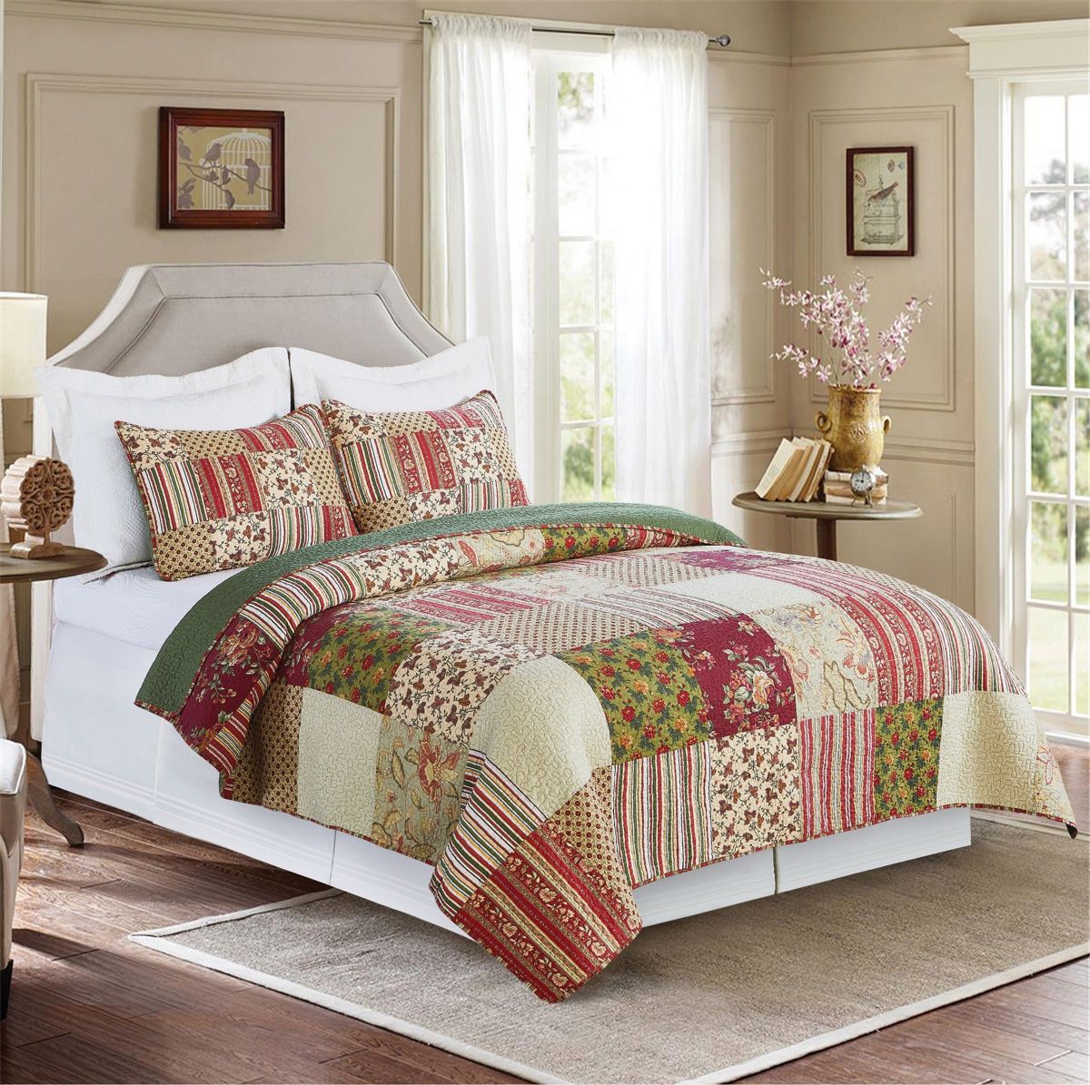 Ember King Quilt Set