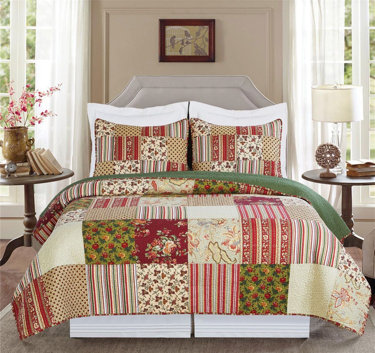 Ember King Quilt Set