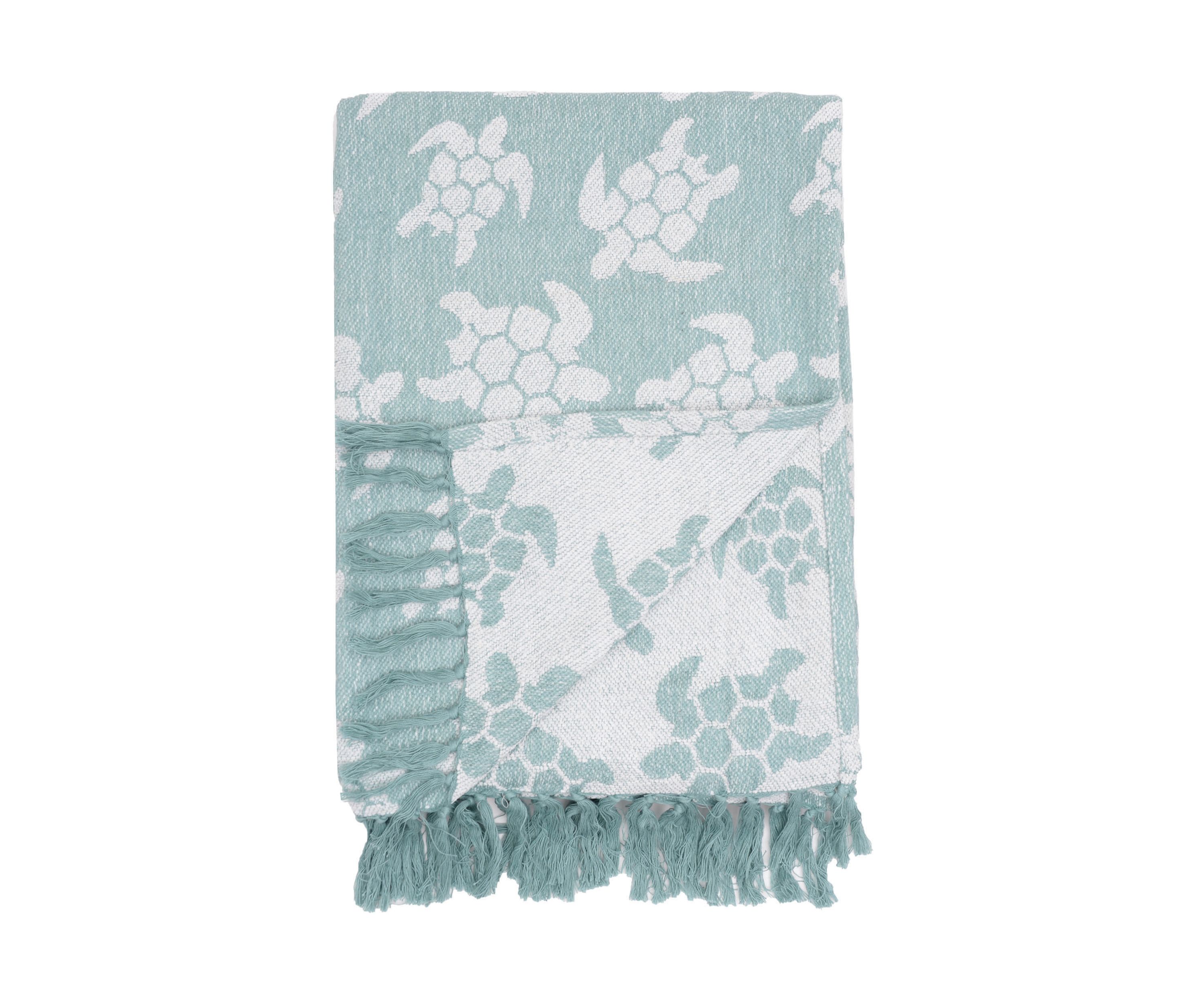 Chenille Turtle Throw 