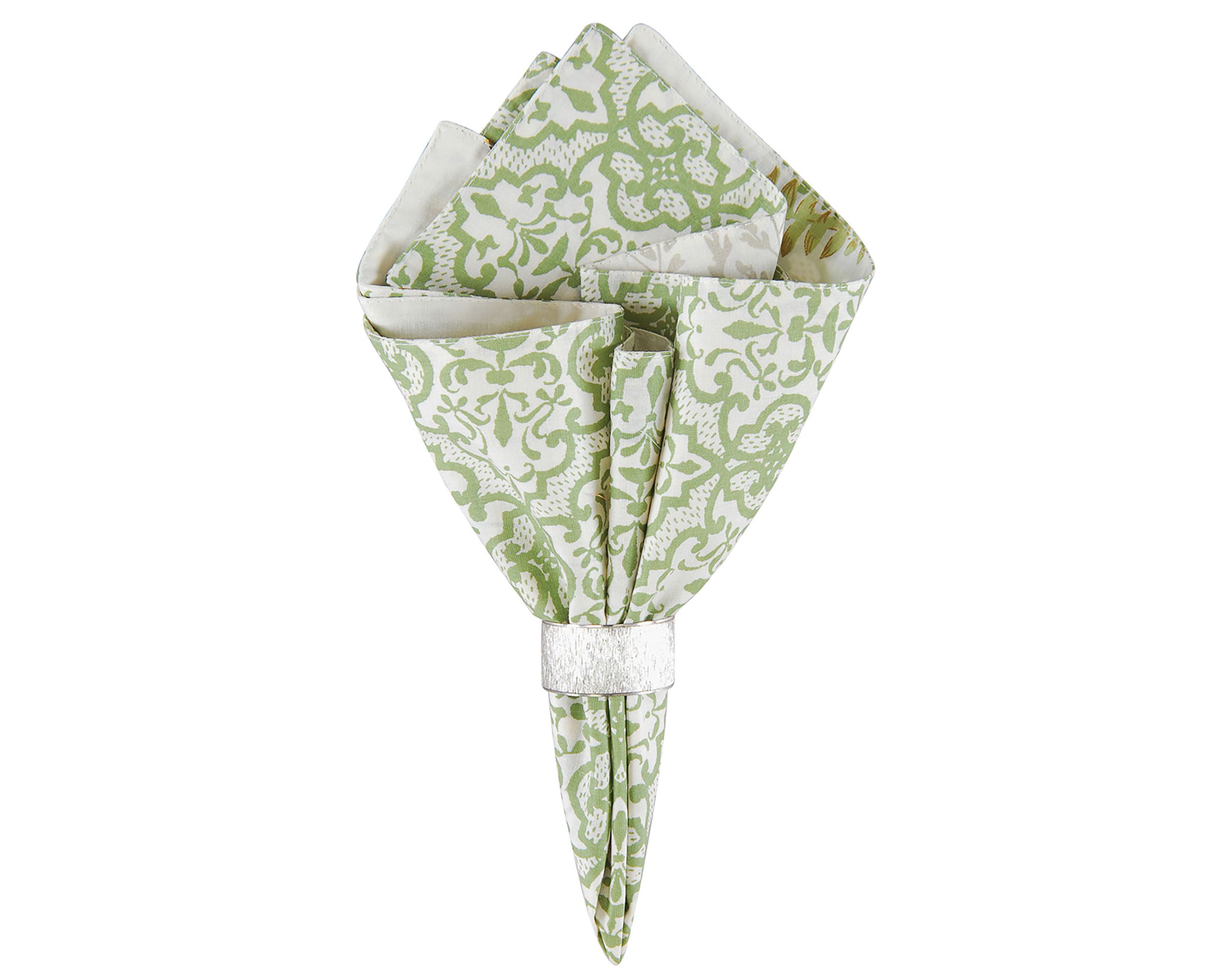 Althea Floral Cotton Reversible Napkin Set of 6