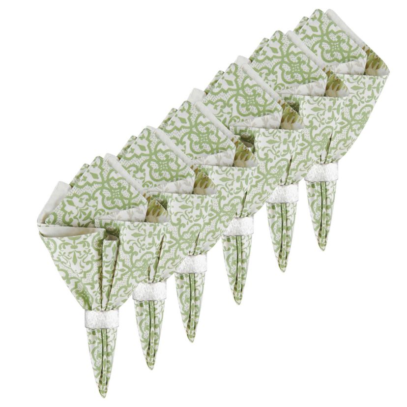 Althea Floral Cotton Reversible Napkin Set of 6