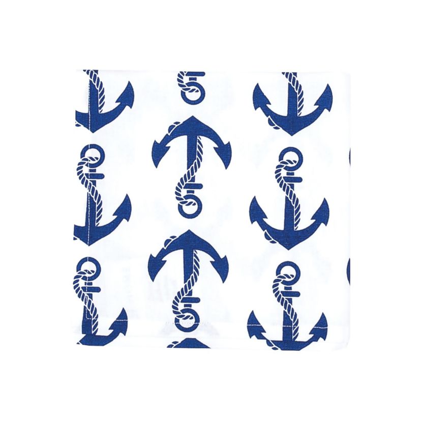 Beachy Anchor Cotton Napkin Set of 6