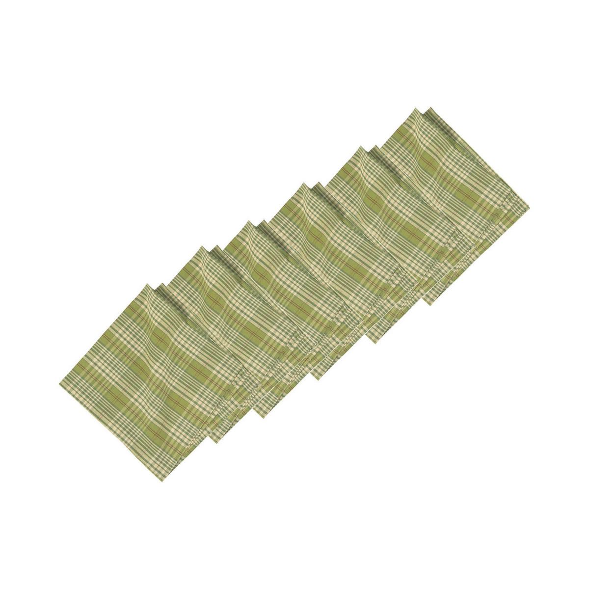 Holly Plaid Napkin Set of 6
