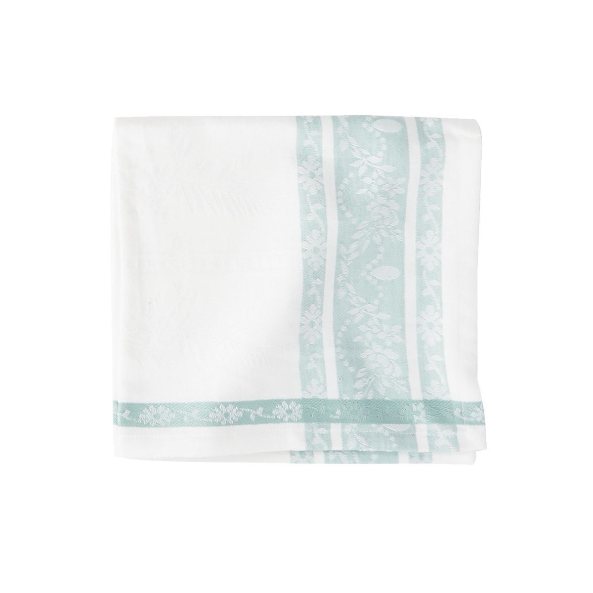 Rose Trellis Jacquard Sea Glass Napkin Set of 6