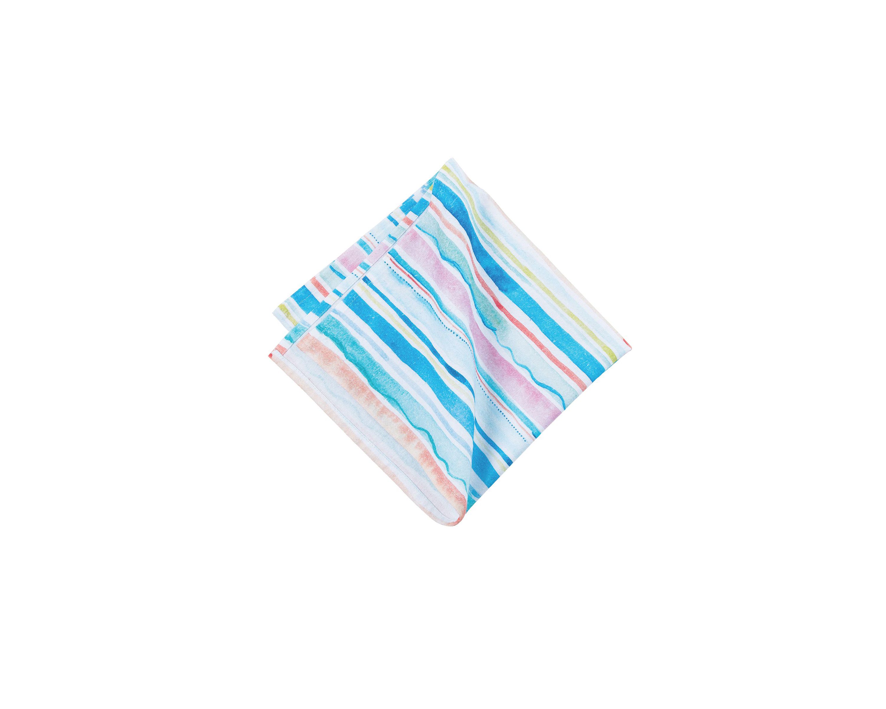 Mermaid Garden Stripe Napkin Set of 6