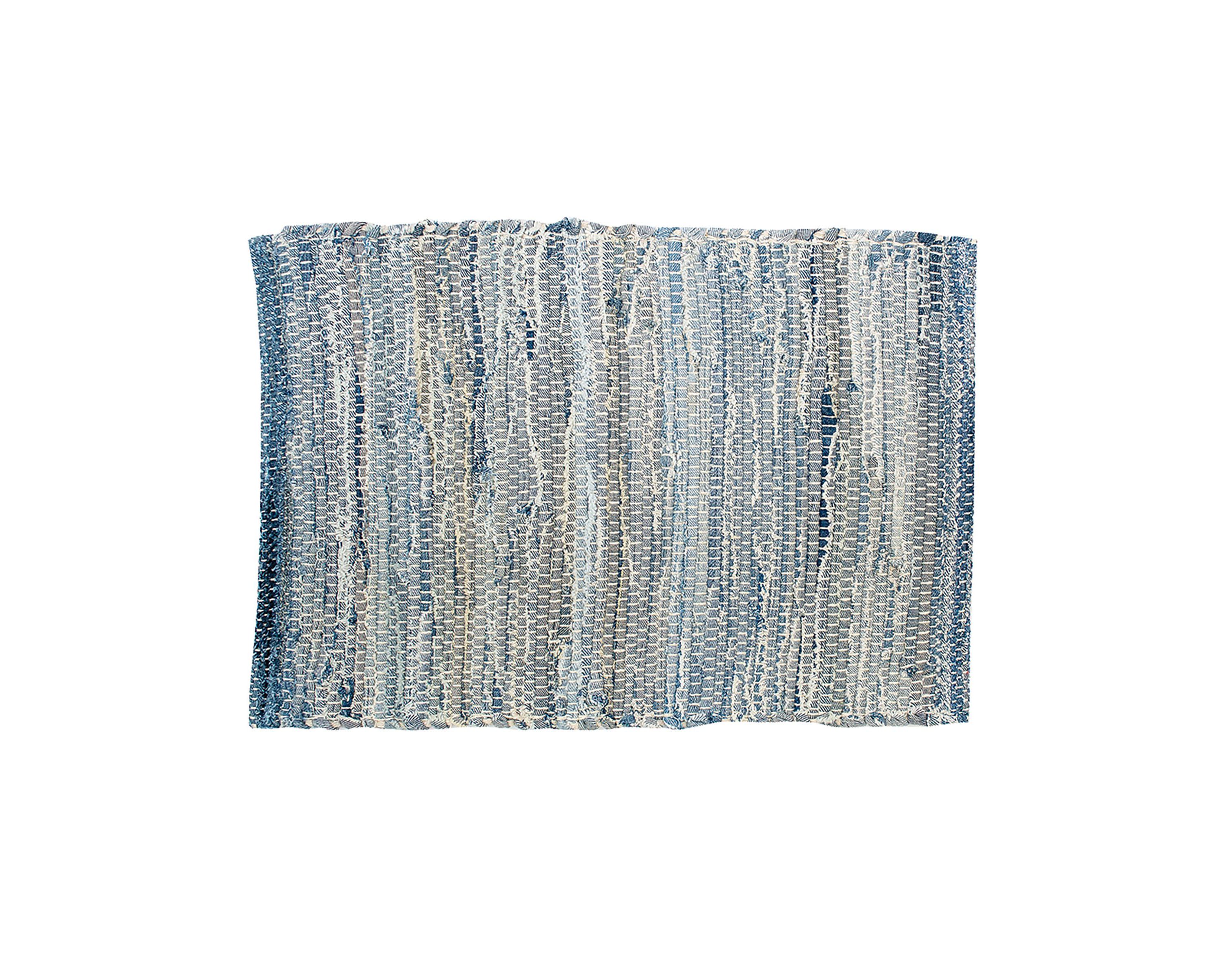 Denim Rag Cotton Reversible Placemat Set of 4