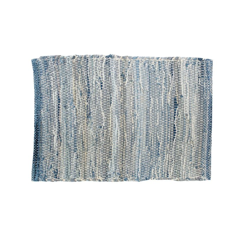 Denim Rag Cotton Reversible Placemat Set of 4