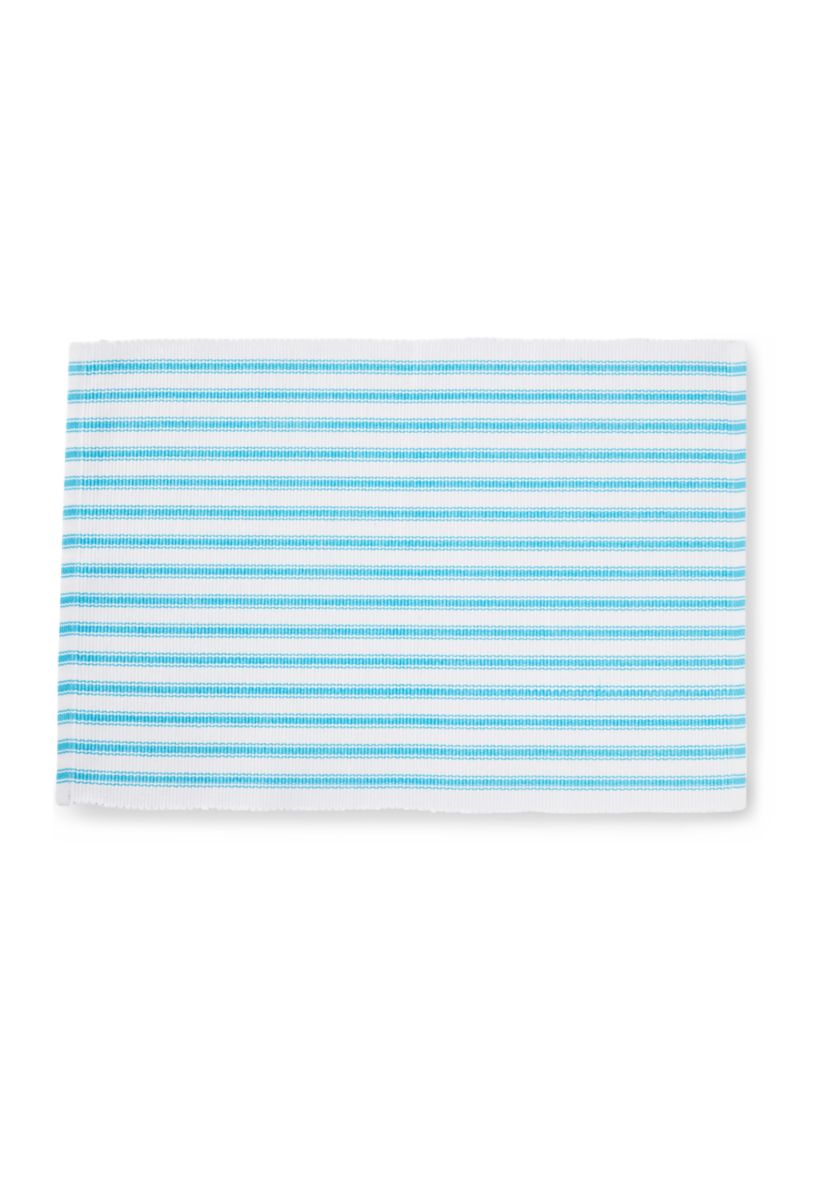 Ticking Stripe Blue Placemat