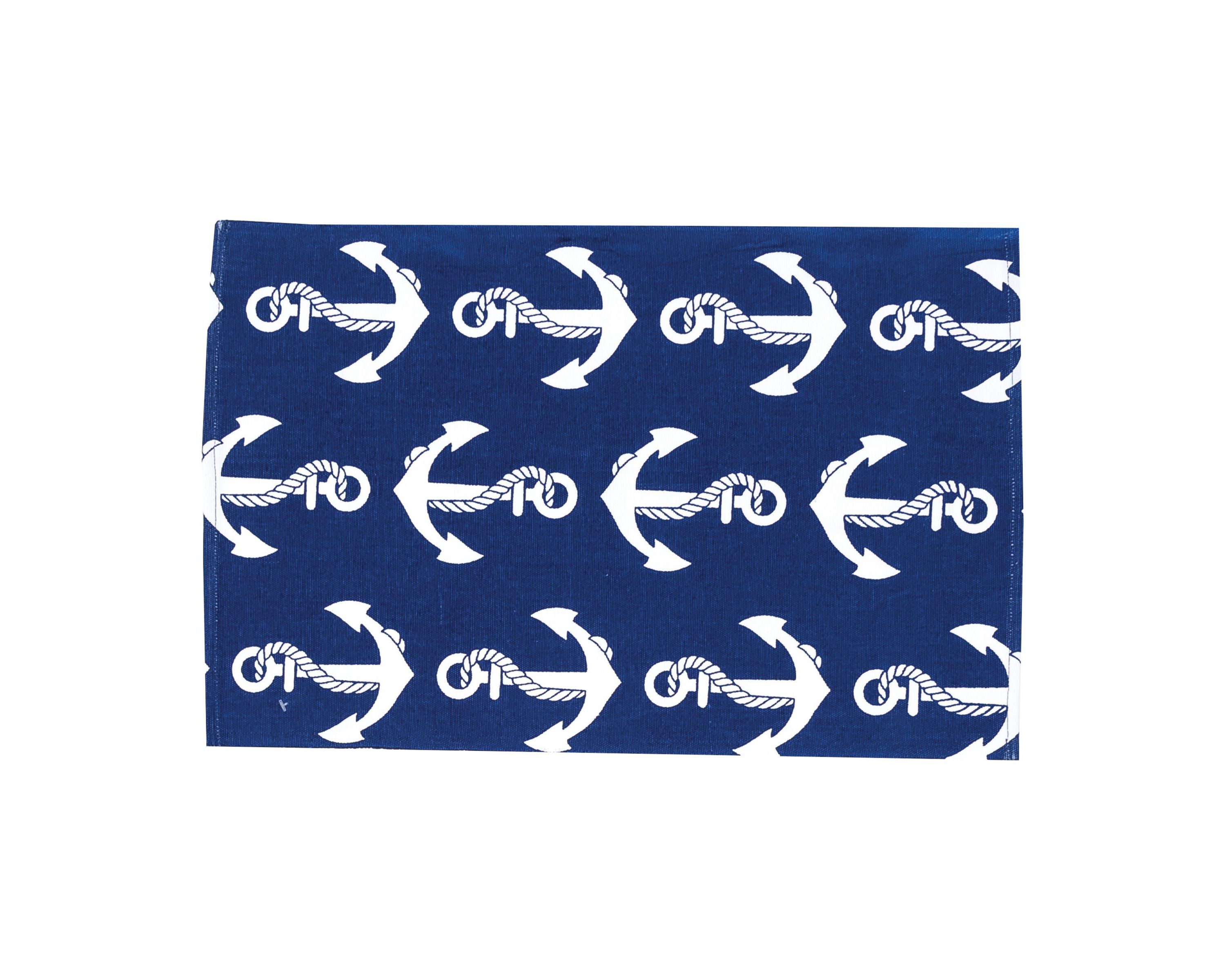 Beachy Anchor Cotton Placemat Set of 6