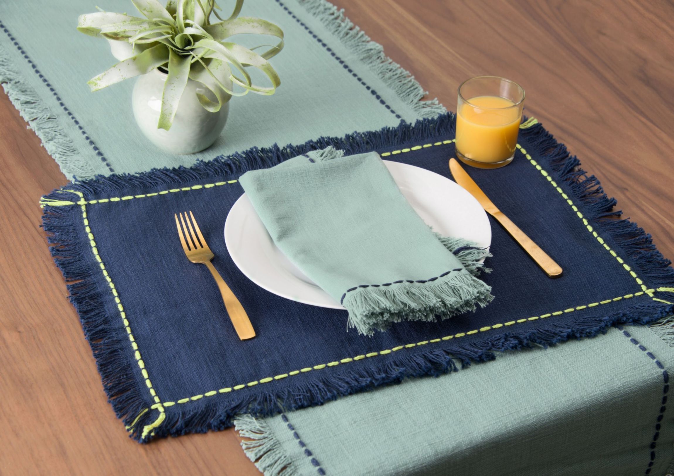 Cheryl Indigo Placemat Set of 4