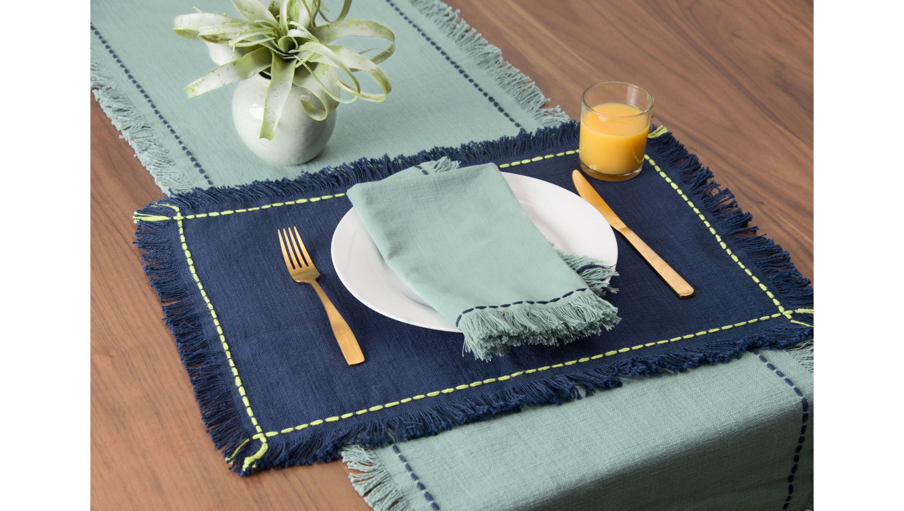 Cheryl Indigo Placemat Set of 4