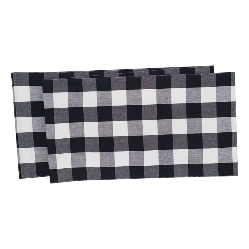 13" x 72" Franklin Black Table July 4th Table Runner