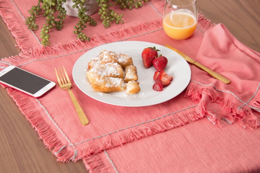 13" x 72" Cheryl Hibiscus Table Runner