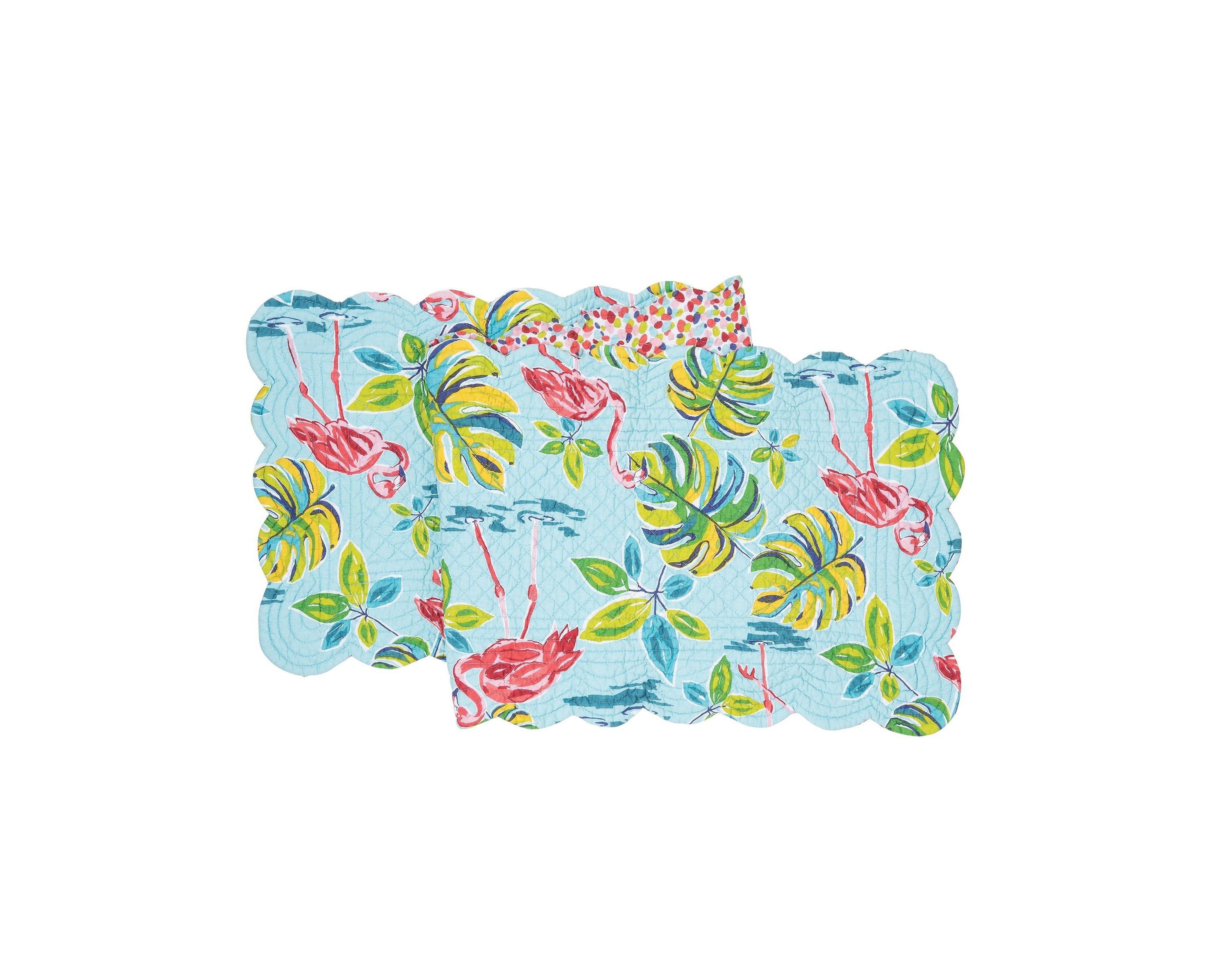 14" x 51" Flamingo Garden Table Runner
