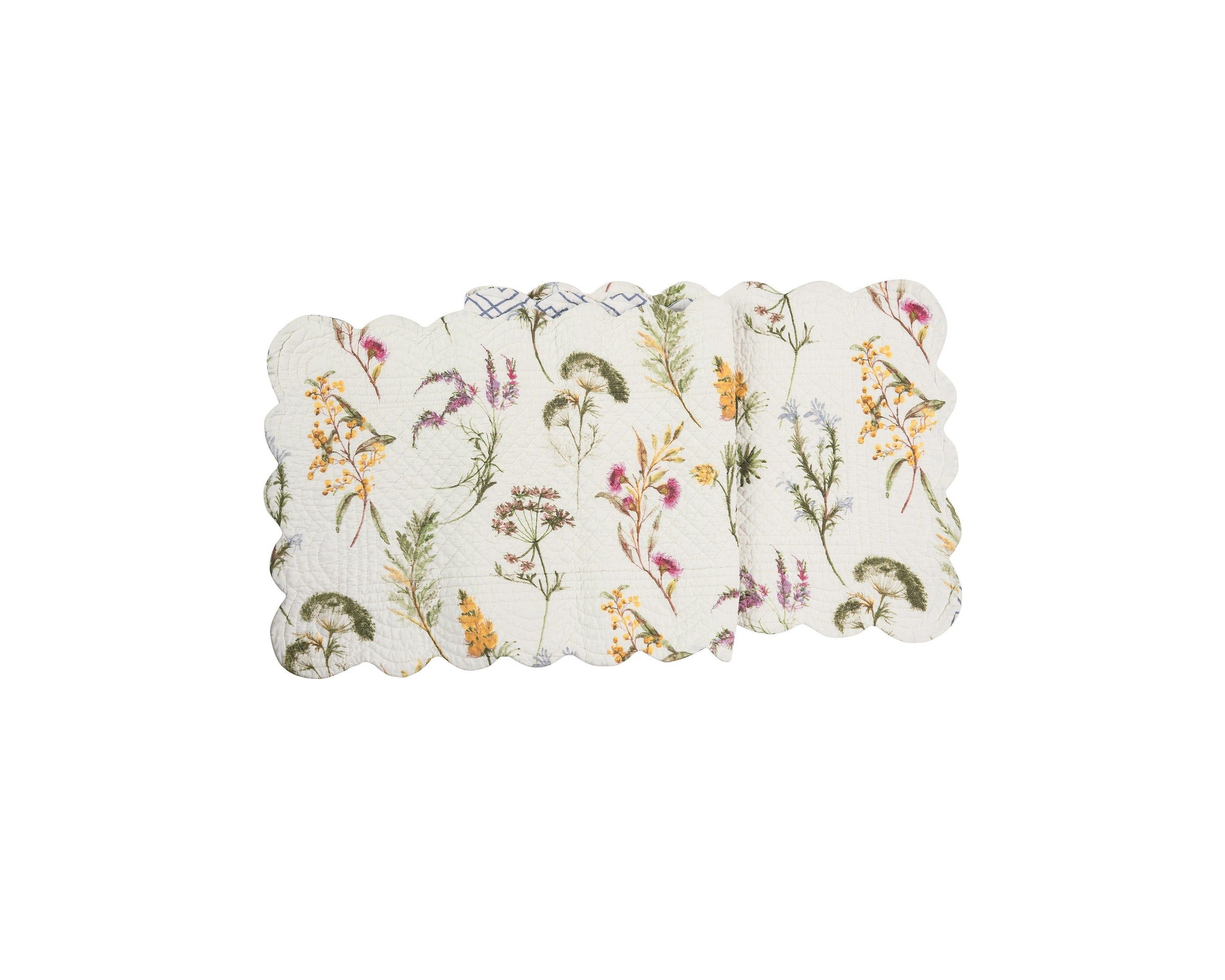 14" x 51" Genevieve Floral Table Runner