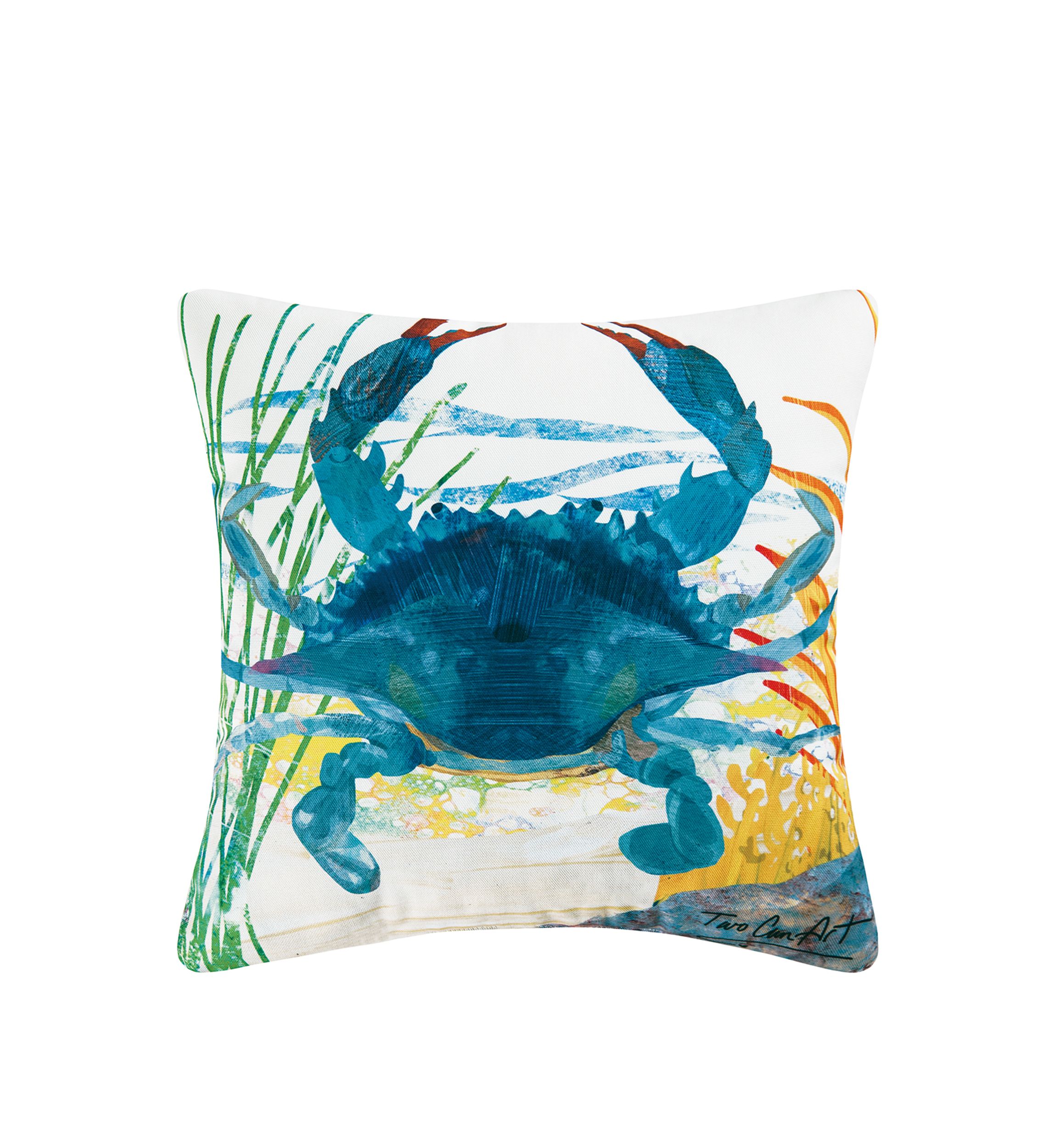 Colorful Crab Pillow