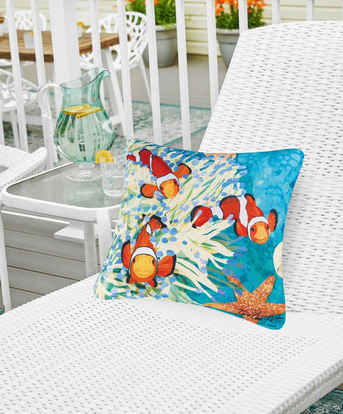 Coral Reef Fish Pillow