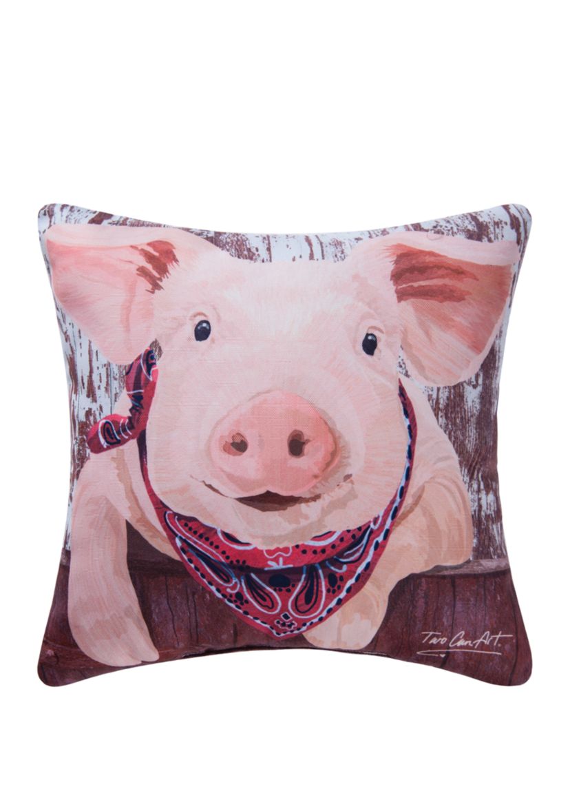 Pig Indoor/Outdoor Pillow