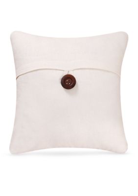 Jacobean Pink White Envelope Decorative Pillow