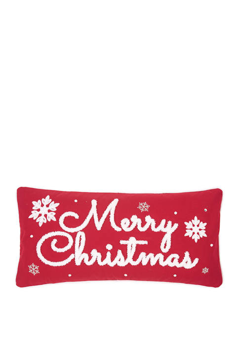 C&F Home Red and White Christmas Pillow