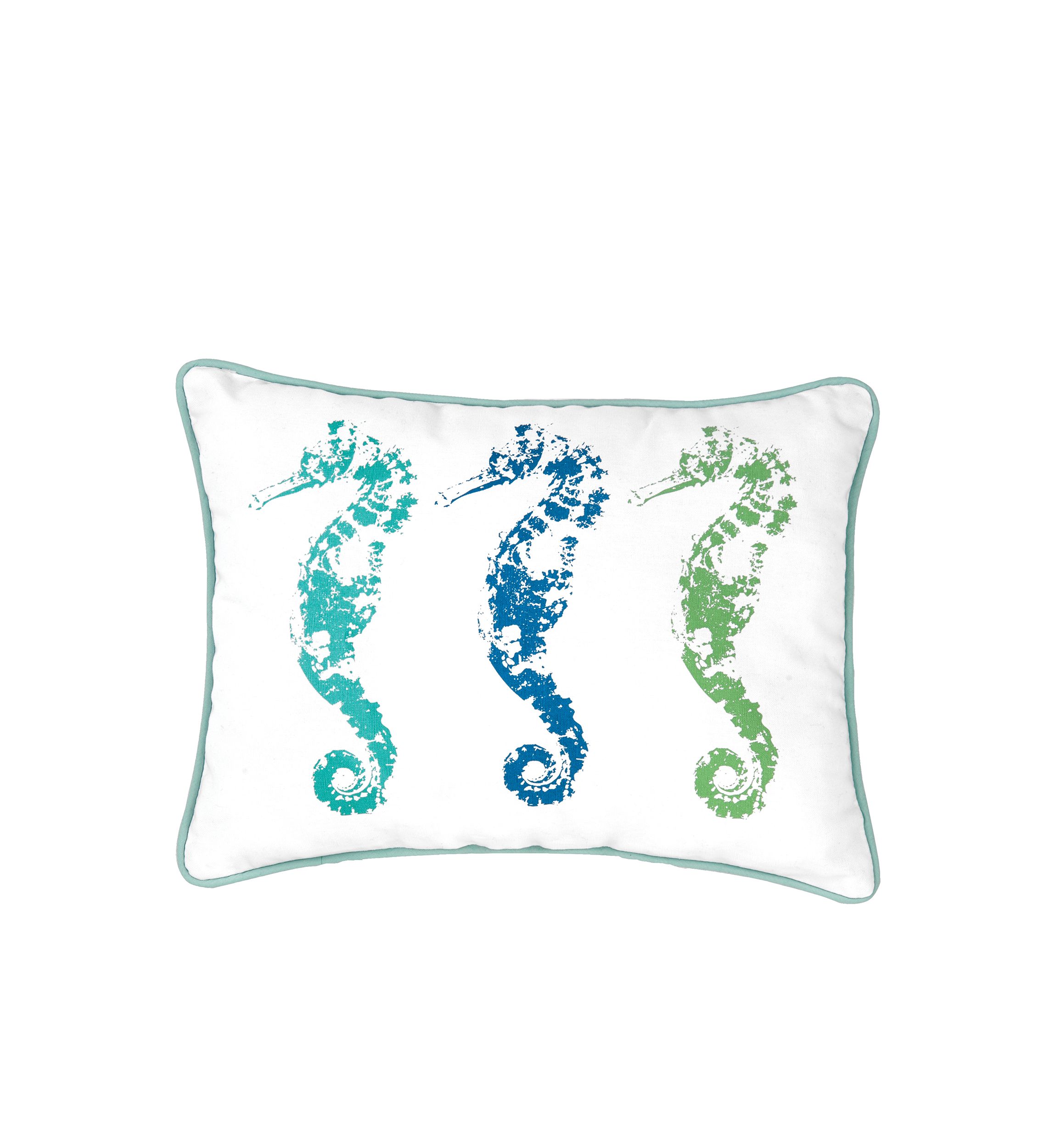 Seahorses Throw Pillow
