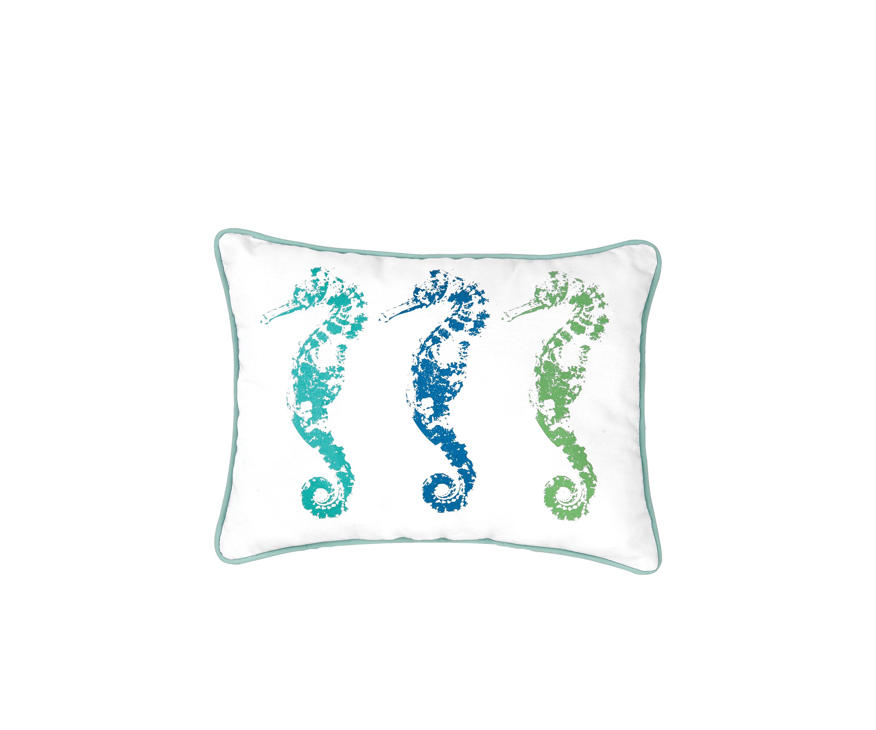 Seahorses Throw Pillow