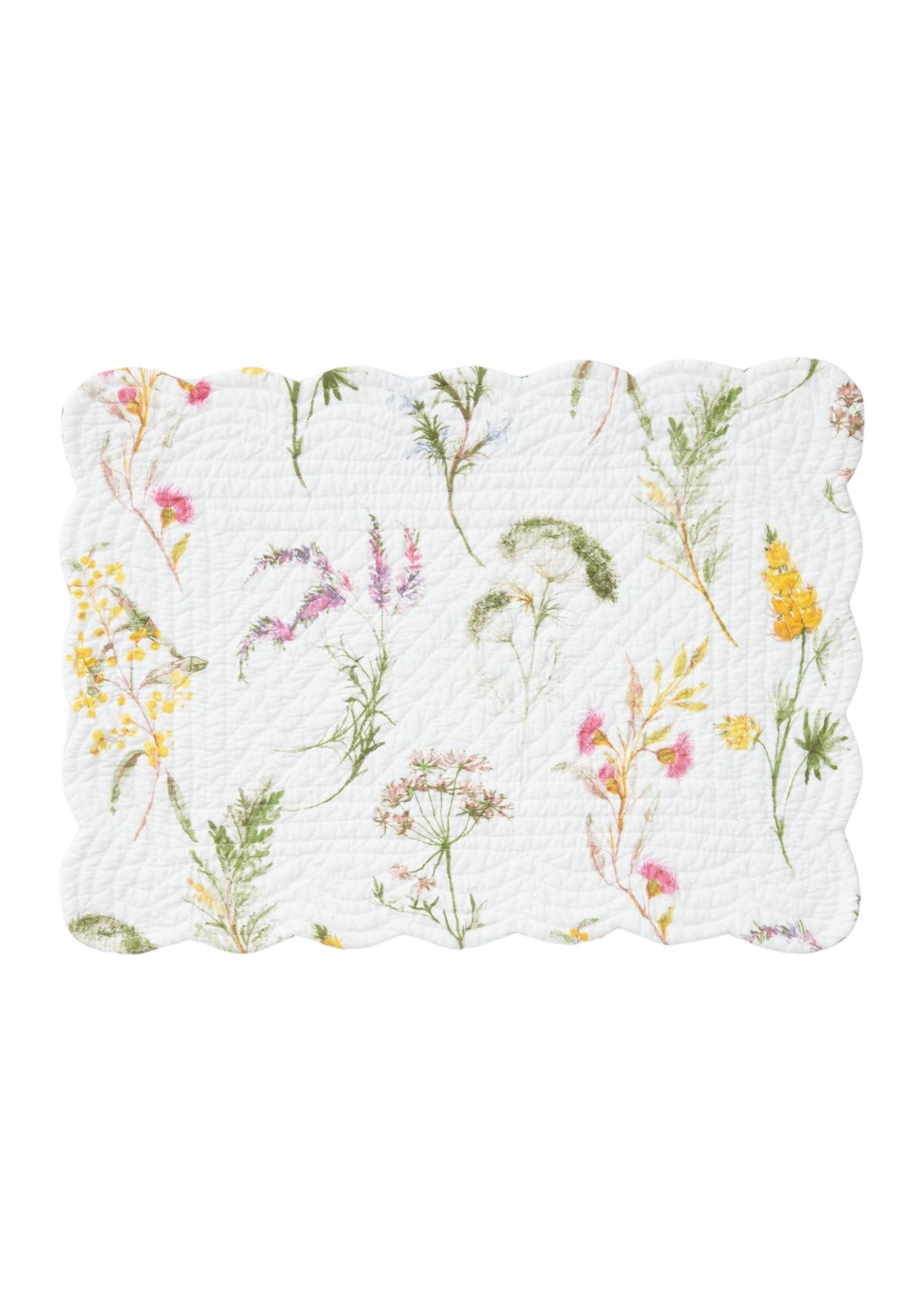 Genevieve Floral Scallop Placemat
