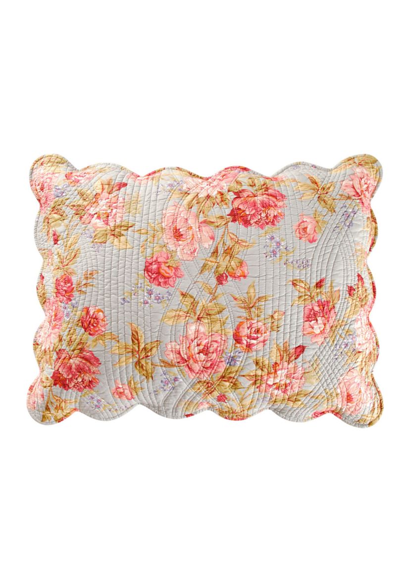 Claras Blue Rose Quilt Set