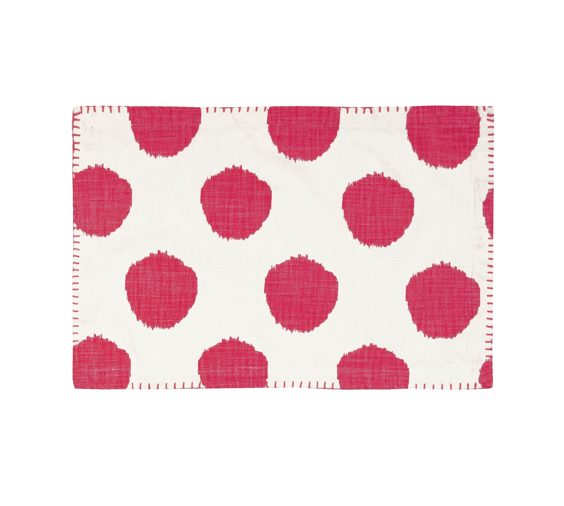 Ruby Dot Printed Placemat Set of 4