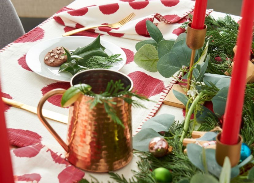 Ruby Dot Printed Placemat Set of 4