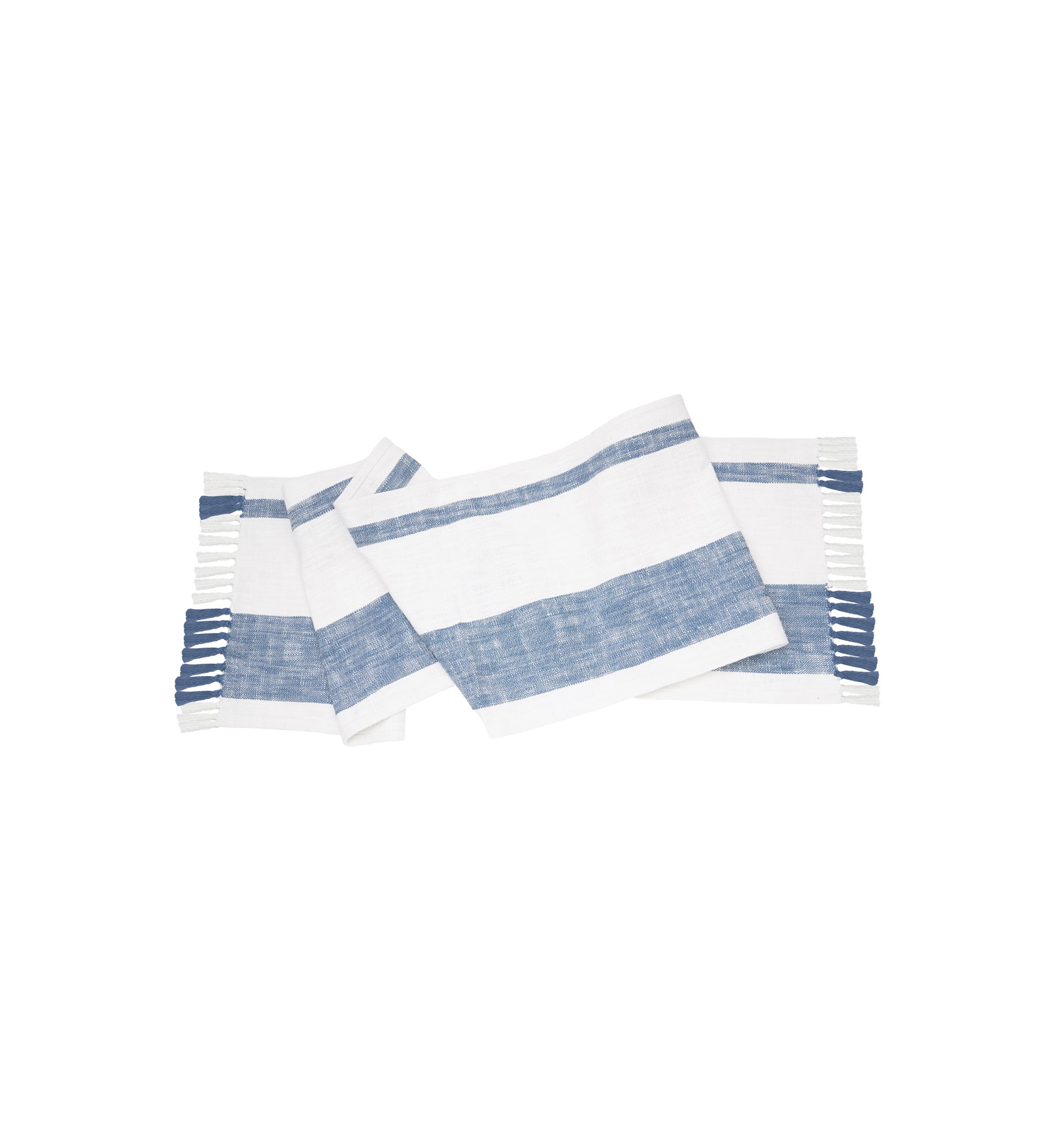 Morgan Denim Stripe Table Runner