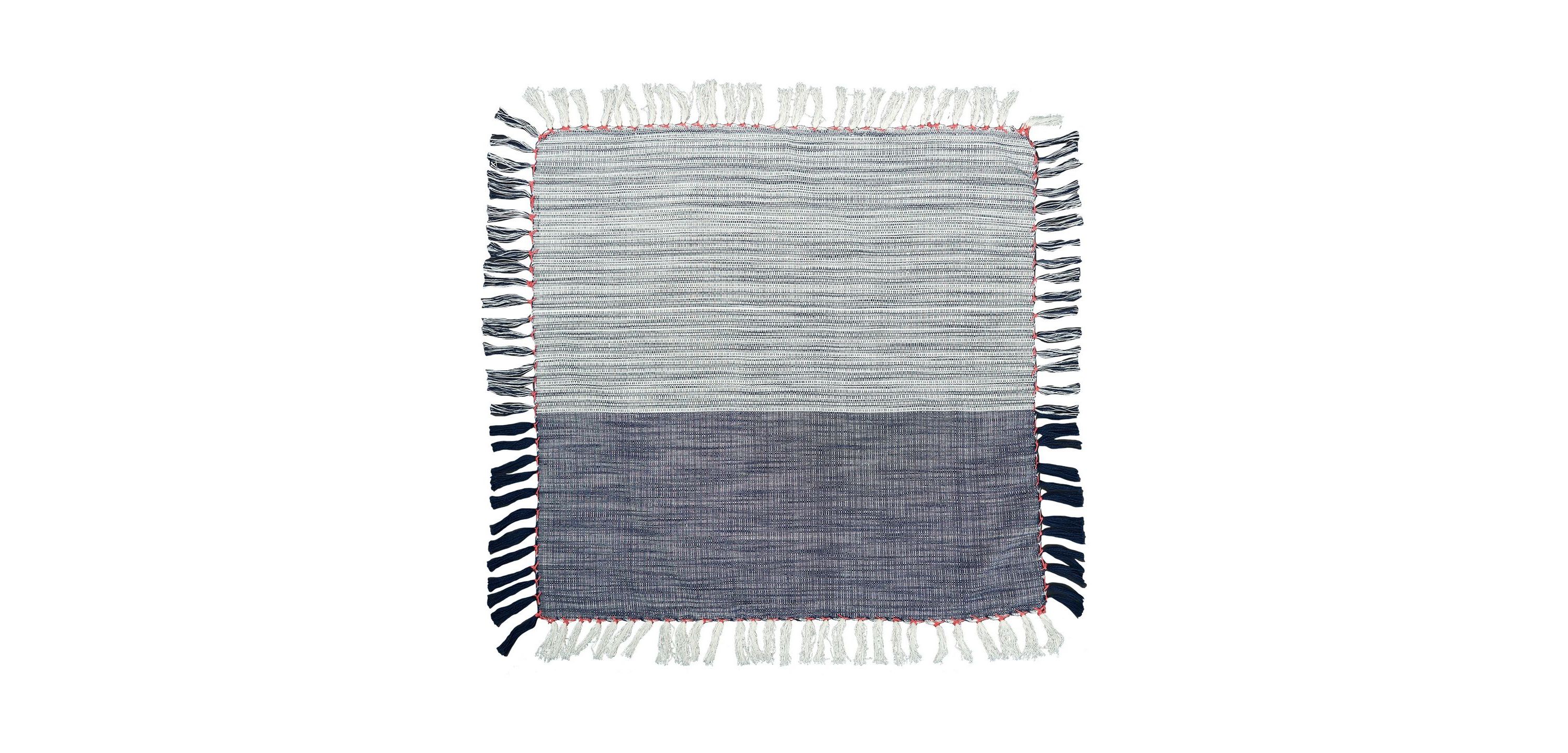 Kerbey Indigo 54" x 54" Table Throw
