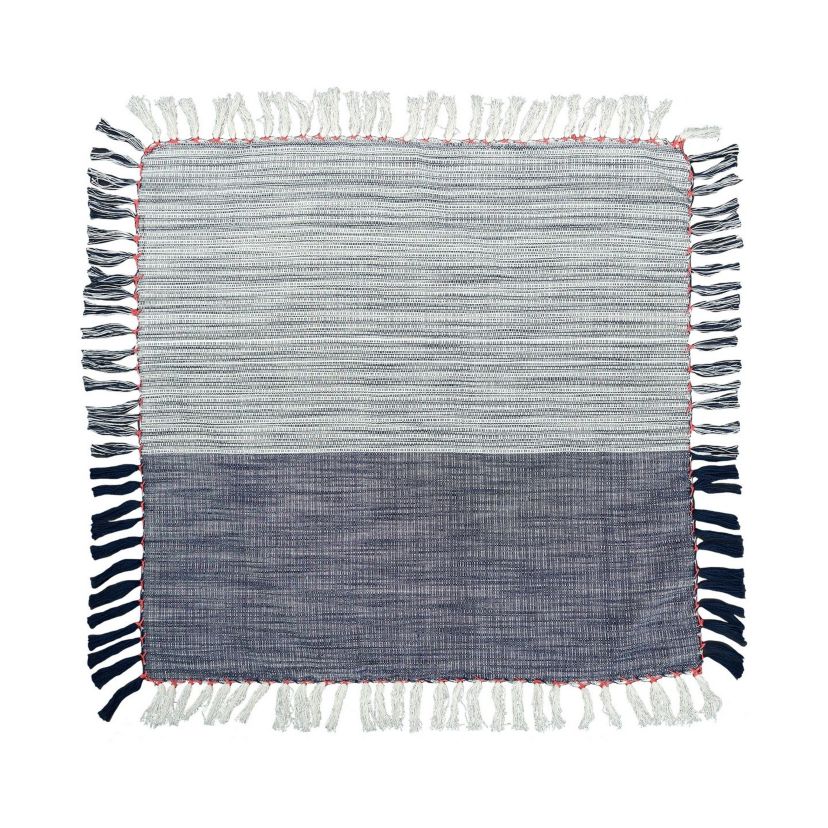 Kerbey Indigo 54" x 54" Table Throw