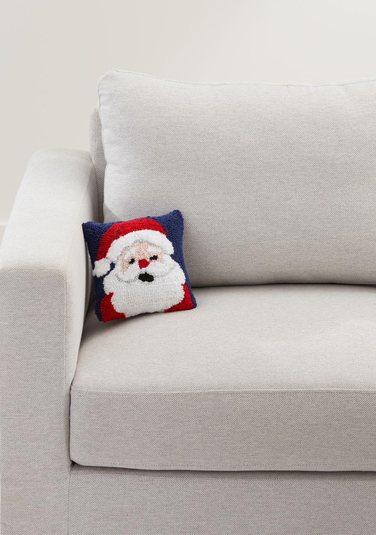 Hooked Santa Pillow