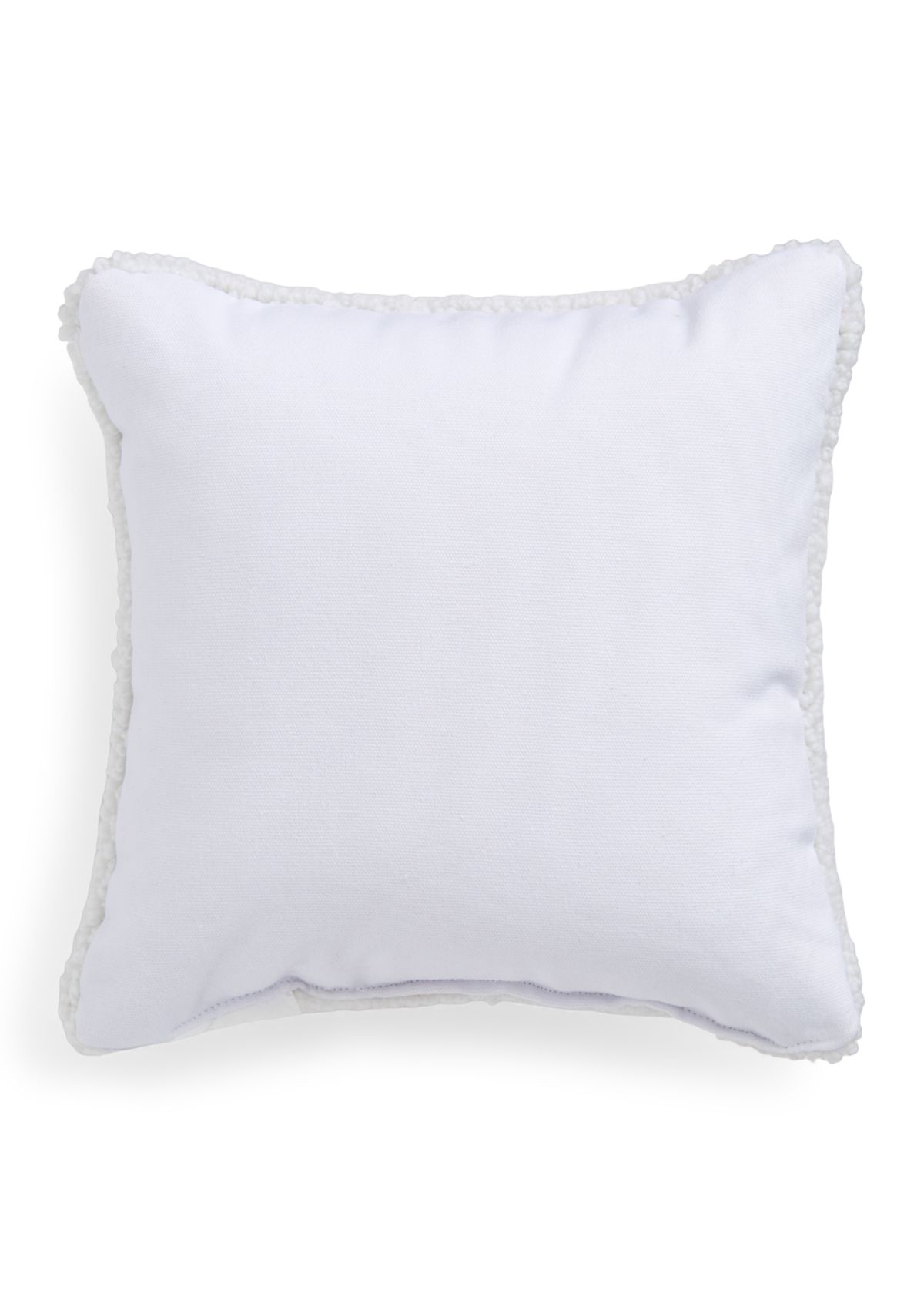 Santa Paws Hooked Mini Pillow