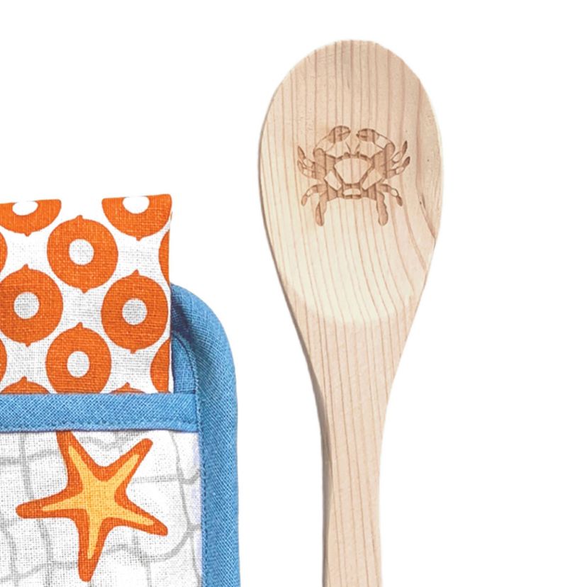 Crab Potholder Gift Set