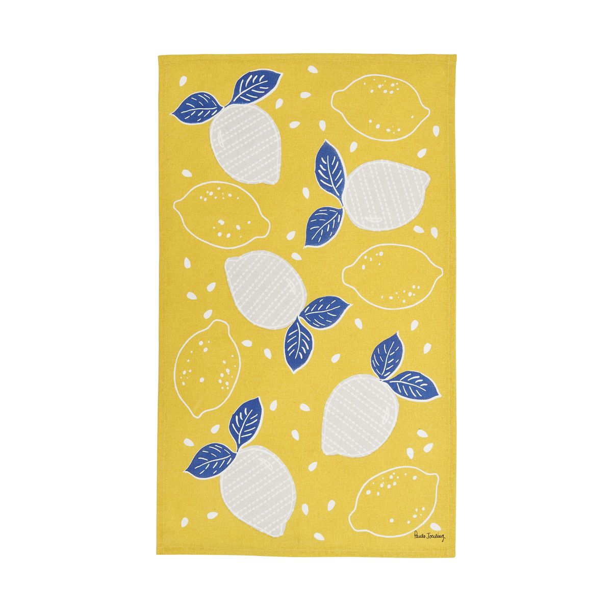 Lemon Dash Valentines Day Potholder Gift Set