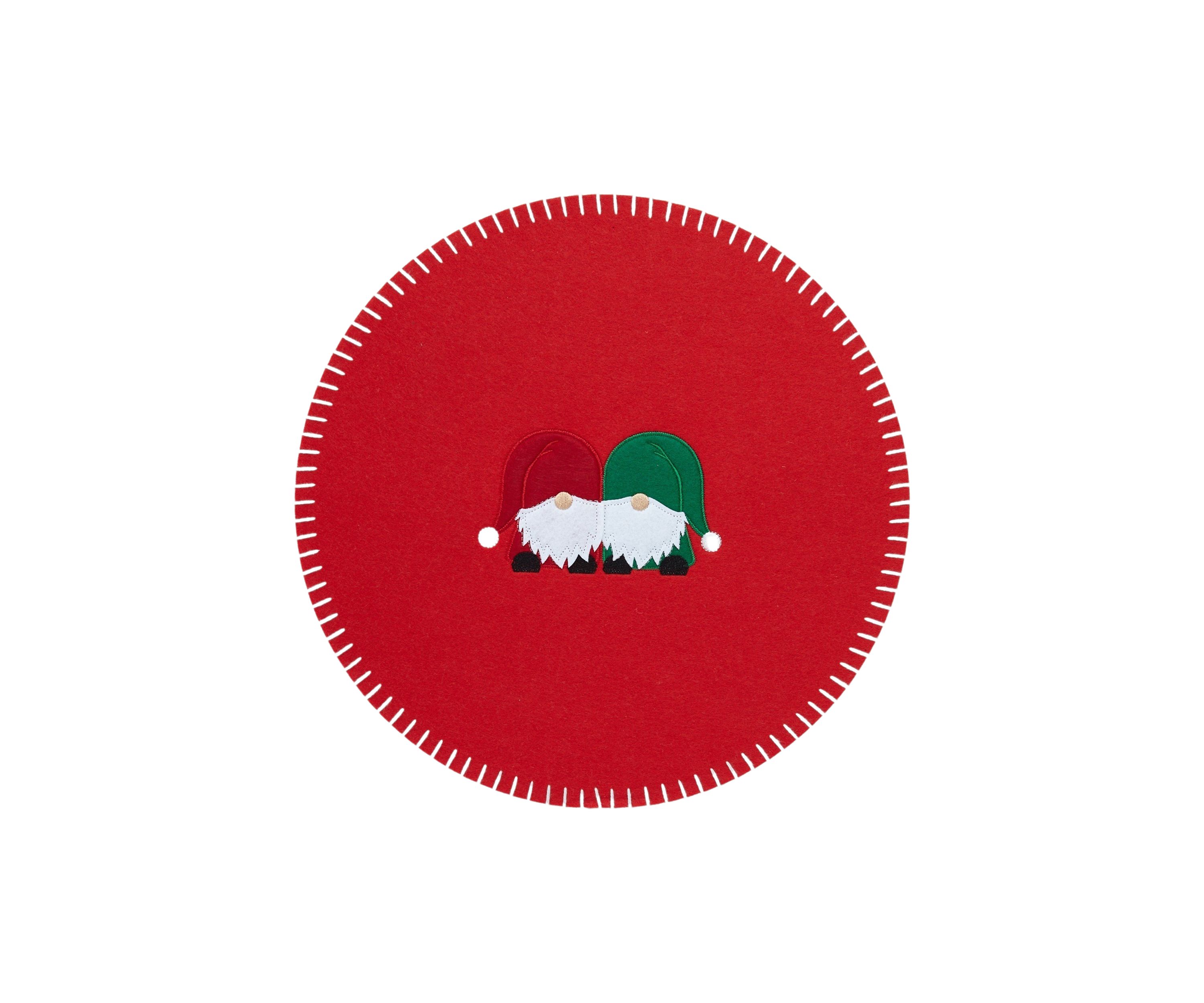 Gnome Round Felt Placemat 