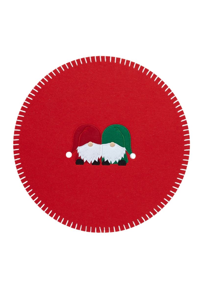 Gnome Round Felt Placemat 